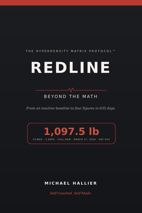 The Hyperdensity Matrix Protocol™ Redline: Beyond the Math by Michael Hallier, book cover